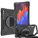 eSTUFF Flip Cover Μαύρη Samsung Galaxy Tab S7 Plus S8 Plus