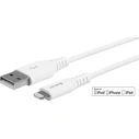 eSTUFF USB-A to Lightning Cable White 0.15m Bulk