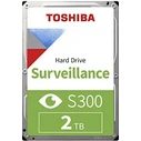 Toshiba S300 Surveillance Σκληρός Δίσκος HDD 2TB 3.5 SATA III 5400rpm 128MB Cache