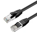 Microconnect CAT6A S/FTP Shielded Ethernet Cable 7.5 m Black MC-SFTP6A075S (LSZH)