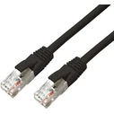 Network Cable MicroConnect Cat 6a 15 m Black