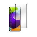 eSTUFF Full Glue Full Face Tempered Glass Black Samsung Galaxy A52 A52 5G A52s 5G