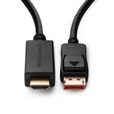 MicroConnect Adapter Cable DisplayPort male to HDMI male 2m Black
