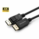 Microconnect MC-DP-MMG-100 DisplayPort to DisplayPort Cable (Male-Male) 1 m Black, DP 1.2, 4K@60Hz