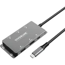 Vivolink Μετατροπέας USB C Docking Station με HDMI 4K PD Ethernet Γκρι