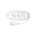 MicroConnect Power Strip 3 Outlets with 5m Cable