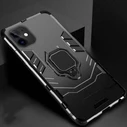 CoreParts Πλαστική Θήκη Μαύρη για iPhone 11 με Δαχτυλίδι / Stand