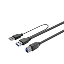 Vivolink Adapters and Converters USB 3 0 Cable USB A male USB A female USB B male 7m PROUSB3AB7C