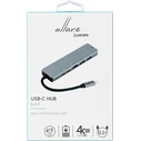 eSTUFF Μετατροπέας USB-C Docking Station με HDMI 4K PD Ethernet Γκρι