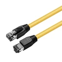 MicroConnect Καλώδιο Δικτύου Ethernet Cat.8.1 S/FTP 0.25m Κίτρινο
