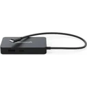 Microsoft Μετατροπέας Docking Station USB C Travel Hub HDMI 4K Ethernet Μαύρο