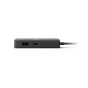 Microsoft Μετατροπέας Docking Station USB C Travel Hub HDMI 4K Ethernet Μαύρο