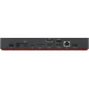 Lenovo ThinkPad USB C Docking Station with HDMI DisplayPort 4K PD Ethernet and 3 Monitor Support Black