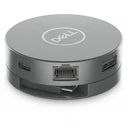 Dell Μετατροπέας USB C Docking Station με HDMI DisplayPort 4K PD Ethernet Ασημί