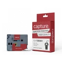Capture Label Tape 8m x 24mm Black
