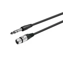 Vivolink Μετατροπέας Cable XLR female 6.3mm male Μαύρο 10m