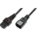 MicroConnect Network Cable IEC C13 IEC C14 5m Black