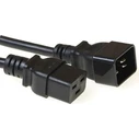 MicroConnect Καλώδιο ρεύματος IEC C19 IEC C20 1m Μαύρο