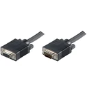 MicroConnect Καλώδιο Δικτύου VGA male VGA male Μαύρο 10m
