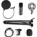 Sandberg Streamer USB Microphone Kit Σετ Πυκνωτικό Μικρόφωνο USB Shock Mounted για Studio