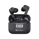 Sandberg Bluetooth Ακουστικά ANC ENC In ear με Θήκη Φόρτισης Μαύρα