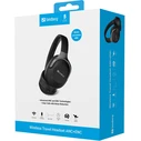 Sandberg Travel Ασύρματα Ενσύρματα Over Ear Ακουστικά με 30 ώρες Λειτουργίας Μαύρα
