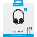 Sandberg Ακουστικά με μικρόφωνο 3in1 Office Headset Pro ENC On Ear Multimedia