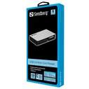 Sandberg Μετατροπέας Αναγνώστης Καρτών USB 3.0 για SD microSD MemoryStick CompactFlash xD Λευκός 133 73
