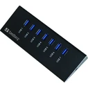 Metatropeis Adaptors Sandberg Hub 7 Port USB 3.0 with USB-A Connection and Power Delivery 133-82