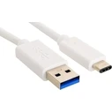 Sandberg Μετατροπείς Αντάπτορες USB 3.0 Cable USB-C male USB-A 60W Λευκό 2m 136-14