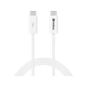 Sandberg Adapters and Converters USB 2.0 Cable USB-C male USB-C 240W PD White 1m 136-56