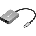 Sandberg Μετατροπέας USB-C male σε USB-C female Γκρι
