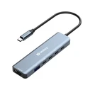 Sandberg Μετατροπείς και Αντάπτορες MediaDock USB-C Docking Station με HDMI 4K PD Ασημί