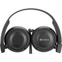 Sandberg Saver On Ear Multimedia Ακουστικά με μικρόφωνο και σύνδεση 3.5mm Jack