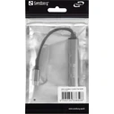 Sandberg Hub 5 Θυρών USB 3.0 με σύνδεση USB-C Ασημί 336-50
