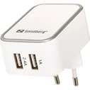 Sandberg Adapter Charger Dual USB Multicolor 440-57