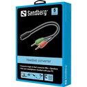 Sandberg Μετατροπέας 3.5mm 2x male σε 3.5mm female