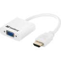 Sandberg Μετατροπέας HDMI male σε VGA female Λευκό