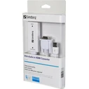Sandberg Μετατροπείς - Αντάπτορες HDMI female σε USB-A VGA male Λευκό