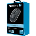 Sandberg Mouse Wired Mouse Black
