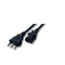 MicroConnect Καλώδιο δικτύου IEC C13 σε IEC C13 1.8m Μαύρο PE100418