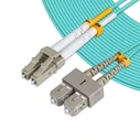 MicroConnect Network Cable Optical Fiber LC UPC SC UPC 3m Turquoise