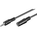 Microconnect 3.5mm Audio Extension Cable Male to Female 15m Black (AUDLR15)