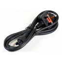 MicroConnect Adapter Power Cord UK Type G to IEC C5 3m Black