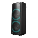 Συστήματα all-in-one Denver BPS-352 Bluetooth party speaker με USB, microSD, AUX, FM radio και 2 είσοδοι μικροφώνου, μαύρο