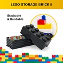 Lego Κουτί Αποθήκευσης Brick 8 - Μαύρο