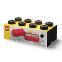 Lego Κουτί Αποθήκευσης Brick 8 - Μαύρο