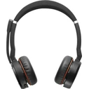 Jabra Ακουστικά Bluetooth Evolve 75 VOIP Headset UC Duo + Link 370 + Dock Charger