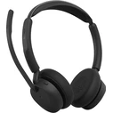 Jabra Evolve3 45 Stereo Link 390a MS Stand Ασύρματα On-Ear Ακουστικά με Μικρόφωνο και Bluetooth