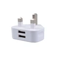 MicroConnect Wall Charger 2 USB-A Ports White